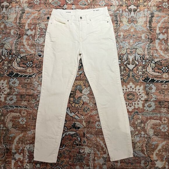 Vince White Skinny Jeans Size 28 - Picture 1 of 8